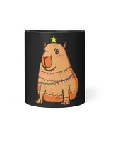 Capybara Christmas lights Funny Capibara Capy