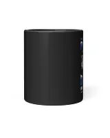 Sachsen-DREBACH Black Mug black 11oz
