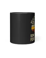 not all who wander are lost some are looking for golf balls Black Mug black 11oz