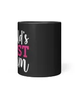 The World's Best Mom Black Mug 11oz black 11oz