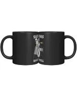 Funny Drummer Raccoons Sax Drums And Raccoon Roll Garbage Music Black Mug 11oz black 11oz