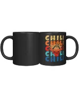 smoking hot chili skull Black Mug 11oz black 11oz