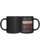 IRISH Black Mug black 11oz