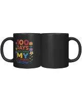 Celebrating 100 Days of Student Growth Black Mug 11oz black 11oz