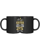 Proud Grandma 2025 Magna Cum Laude Class 2025 Graduate Black Mug 11oz black 11oz