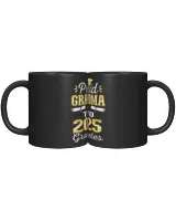 Proud Grandma of Two 2025 Graduates Graduation family Black Mug 11oz black 11oz