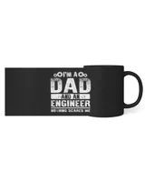 Funny Engineer Dad Art For Men Father Day Engineering Lovers
