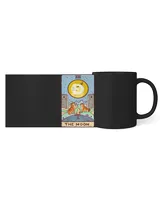 Dogecoin Funny Meme Moon Cute Doge Tarot Card Crypto Art