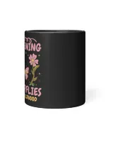 Butterfly Garden Black Mug 11oz black 11oz