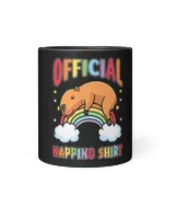Capybara Mammal Sleeping Capybara Rainbow Pajama Napping Capybara Rodent