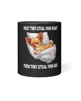 Chihuahua Chiwawa Sleeping Pajamas Nightgown Black Mug 11oz black 11oz