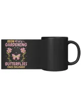 Butterfly Garden Black Mug 11oz black 11oz
