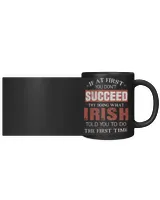 IRISH Black Mug black 11oz