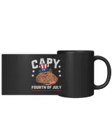 Capybara Pet Fourth Of July 4th Of July Patriotic Capybara