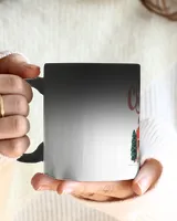 Merry Christmas Black Mug 11oz