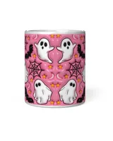 Inflated Pink Halloween Magic Mug 11oz white 11oz