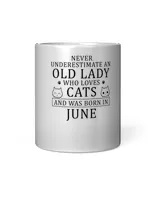 Cat Mom Born In June6859 T-Shirt T-Shirt Magic Mug black 11oz