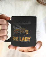 Bee Womens Quote Honey Bee Beekeeper I'm The Crazy Bee Lady Bee 535