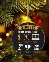 Acrylic Ornament - Circle