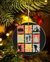 Acrylic Ornament - Circle
