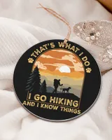 Hiking Trails - No Bad Trails Just Bad Knees Hiking Ornament