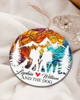 Personalized Hiking You, Me & And The Dog Ornament - Hiking ( Hiking Trails )