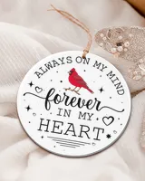 Acrylic Ornament - Circle