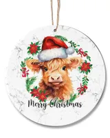 Acrylic Ornament - Circle