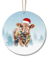 Acrylic Ornament - Circle