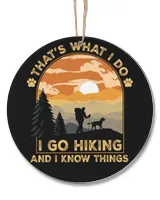 Hiking Trails - No Bad Trails Just Bad Knees Hiking Ornament