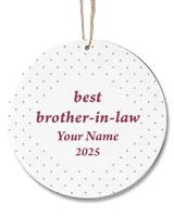 Acrylic Ornament - Circle