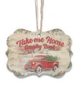 Country Truck Ornament Country Road Take Me Home