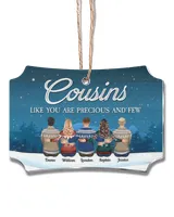 Acrylic Ornament - Scalloped