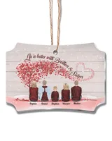 Acrylic Ornament - Scalloped