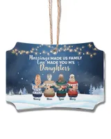 Acrylic Ornament - Scalloped