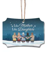 Acrylic Ornament - Scalloped