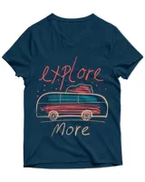 Unisex Jersey SS V-Neck T-Shirt