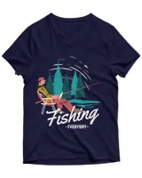 Unisex Jersey SS V-Neck T-Shirt