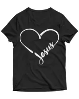 Unisex Jersey SS V-Neck T-Shirt