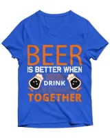 Unisex Jersey SS V-Neck T-Shirt