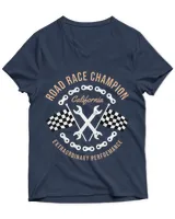 Unisex Jersey SS V-Neck T-Shirt