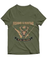 Unisex Jersey SS V-Neck T-Shirt