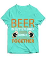 Unisex Jersey SS V-Neck T-Shirt