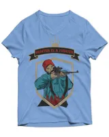 Unisex Jersey SS V-Neck T-Shirt