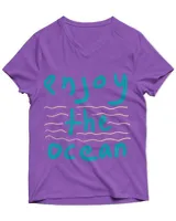 Unisex Jersey SS V-Neck T-Shirt