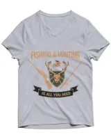 Unisex Jersey SS V-Neck T-Shirt