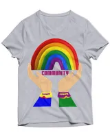 Unisex Jersey SS V-Neck T-Shirt