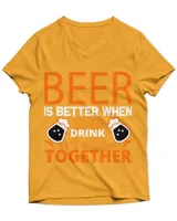 Unisex Jersey SS V-Neck T-Shirt