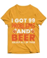 Unisex Jersey SS V-Neck T-Shirt