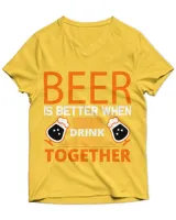 Unisex Jersey SS V-Neck T-Shirt